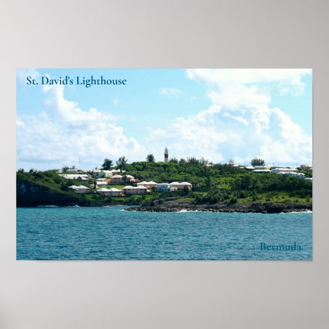 Poster Farol do David, Bermudas (Frente)