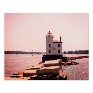 Póster Farol do Lago Erie