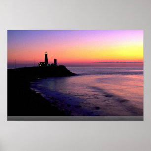 Póster Farol do ponto de Montauk