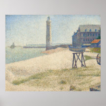 Farol em Honfleur - Georges Seurat Fine Art
