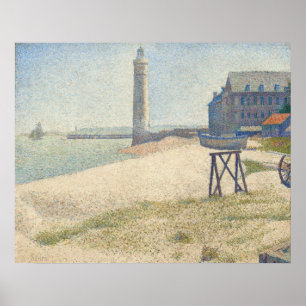 Poster Farol em Honfleur - Georges Seurat Fine Art