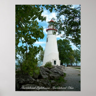 Poster Farol Marblehead, Marblehead Ohio