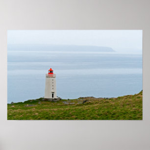 Poster Farol na Península de Vatnsnes - Islândia