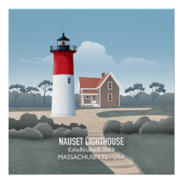 Póster Farol Nauset