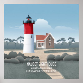 Poster Farol Nauset