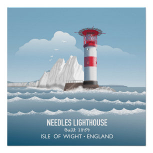 Póster Farol Needles