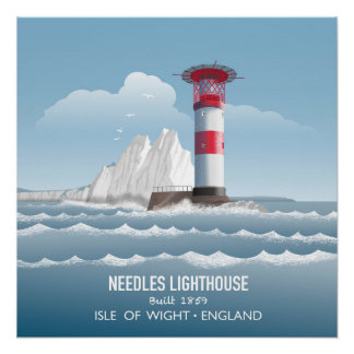 Póster Farol Needles