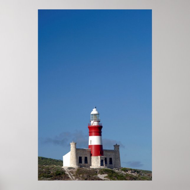 Poster Farol no Cabo das Agulhas, Cabo Ocidental (Frente)