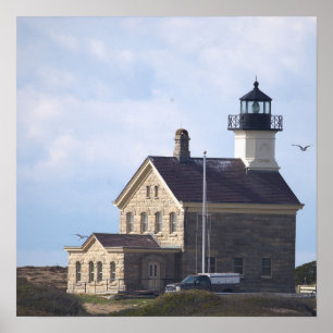 Poster Farol North Light Rhode Island