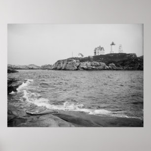 Póster Farol "Nubble" de Cabo Neddick
