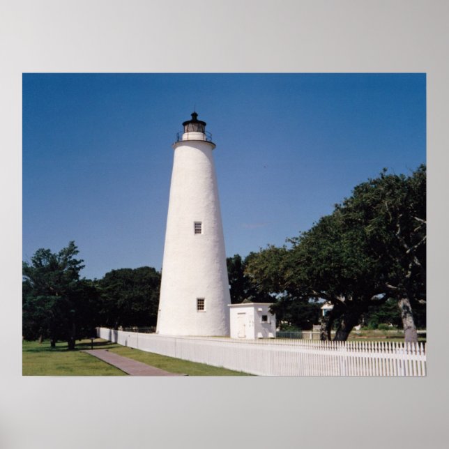 Póster Farol Ocracoke (Frente)
