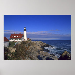 Póster Farol Portland Head Light Maine