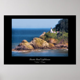 Poster Farol principal de Heceta