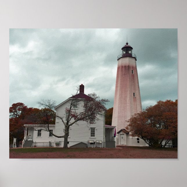Póster Farol Sandy Hook (Frente)