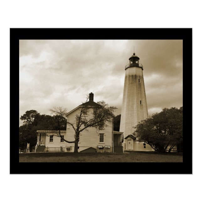 Póster Farol Sandy Hook (Frente)