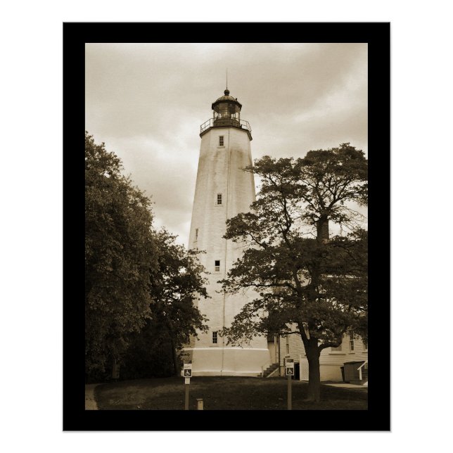 Póster Farol Sandy Hook (Frente)