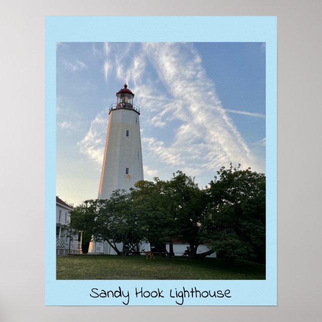 Poster Farol Sandy Hook (Frente)