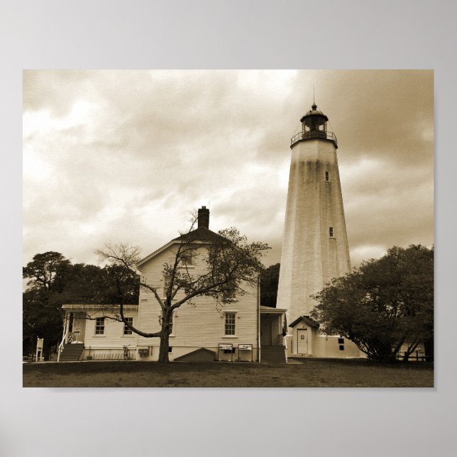 Póster Farol Sandy Hook (Frente)