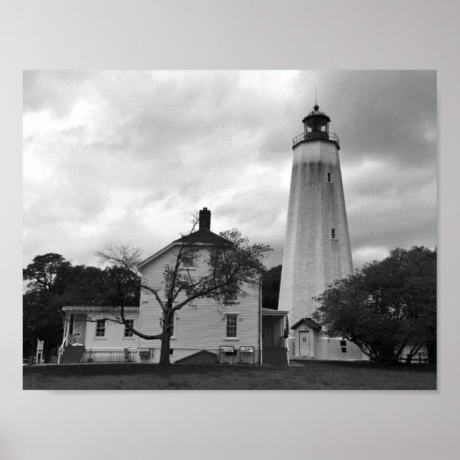 Póster Farol Sandy Hook (Frente)
