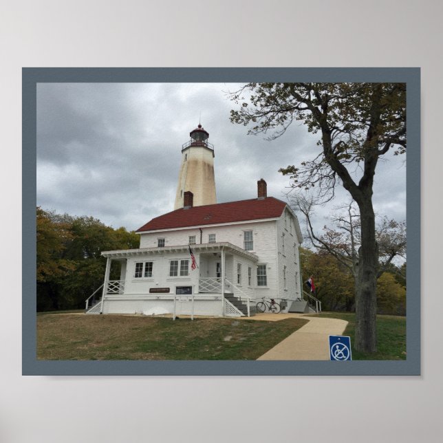 Póster Farol Sandy Hook (Frente)