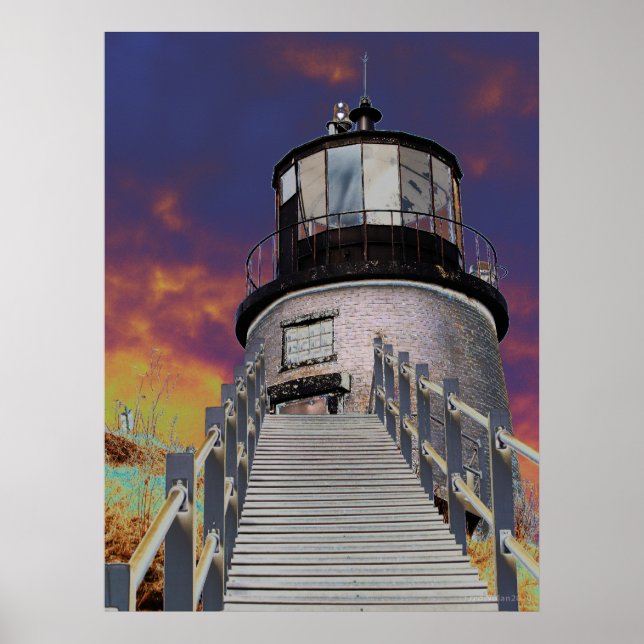 Poster Farol surreal (Frente)