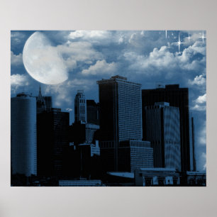 Póster Fase da lua