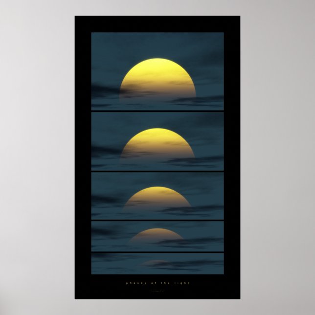 Póster fases da luz (Frente)