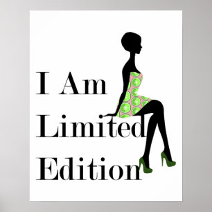 Póster Fashion Silhouette I Am Limited Edition Cote