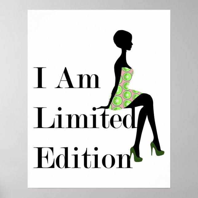 Póster Fashion Silhouette I Am Limited Edition Cote (Frente)