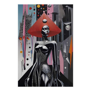 Póster Fashionista - Ken Gage Surreal Art
