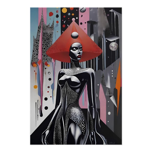 Póster Fashionista - Ken Gage Surreal Art (Frente)