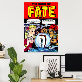 Poster Fate A Bruxa Adivinha Histórias em Quadrinhos Vint