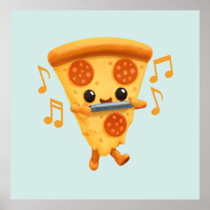 Poster Fatia Reproduzindo uma Corte Harmonica