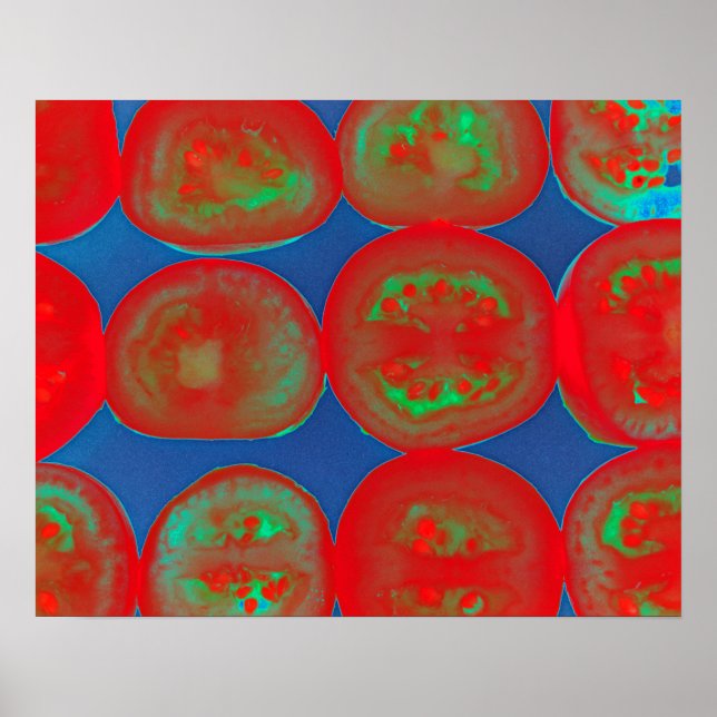Poster Fatias de tomate (Frente)