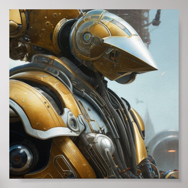 Poster Fato de Batalha do Sci Fi (Frente)