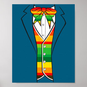 Poster Fato de charro cinco de maio mexicano mariachi