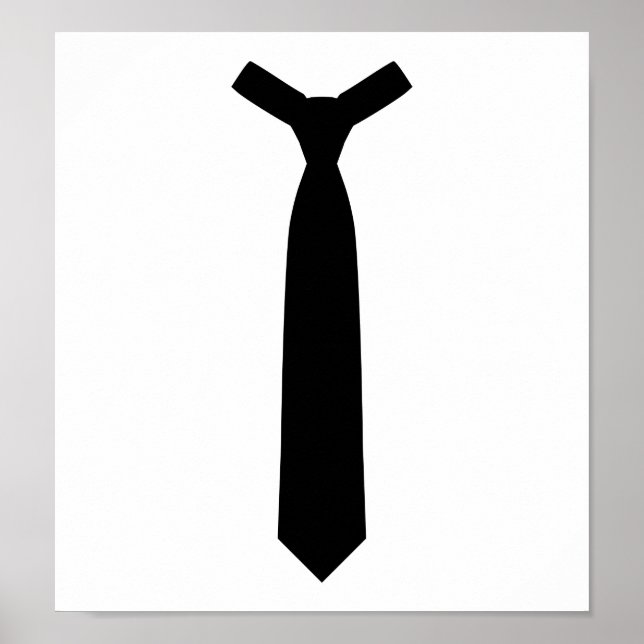 Poster Fato de gravata preto (Frente)