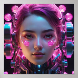 Poster Fato mecânico de alta tecnologia