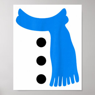 Poster Fatos de Boneco de Neve Floco de Neve Natal Famíli