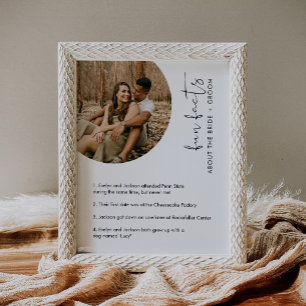 Poster Fatos divertidos sobre a noiva e o símbolo do noiv