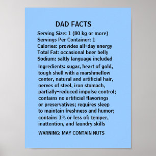 Poster FATOS do PAI - um dia dos pais cómico