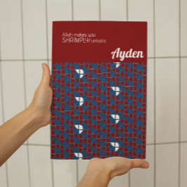 Poster FATURA Fastica Retro Azul Vermelho Personalizado