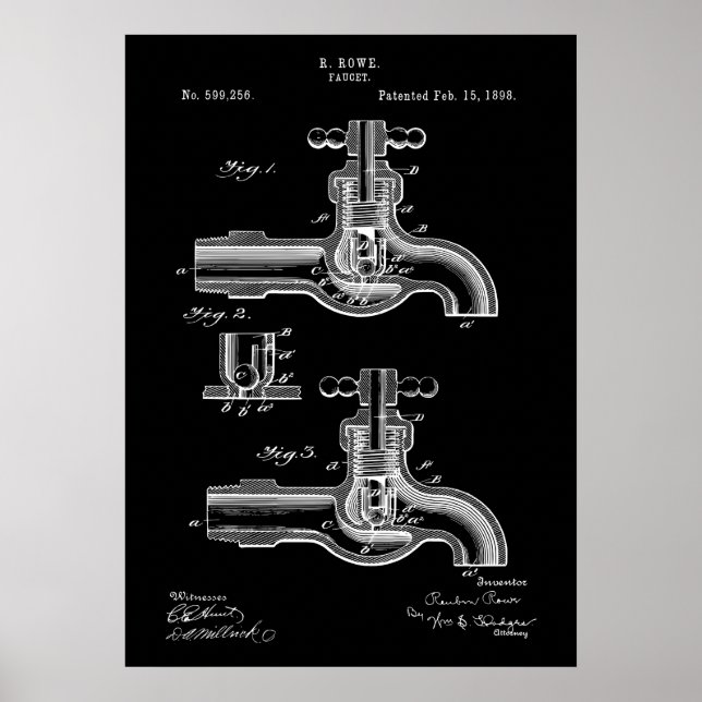 Poster Faucet Patent (Frente)
