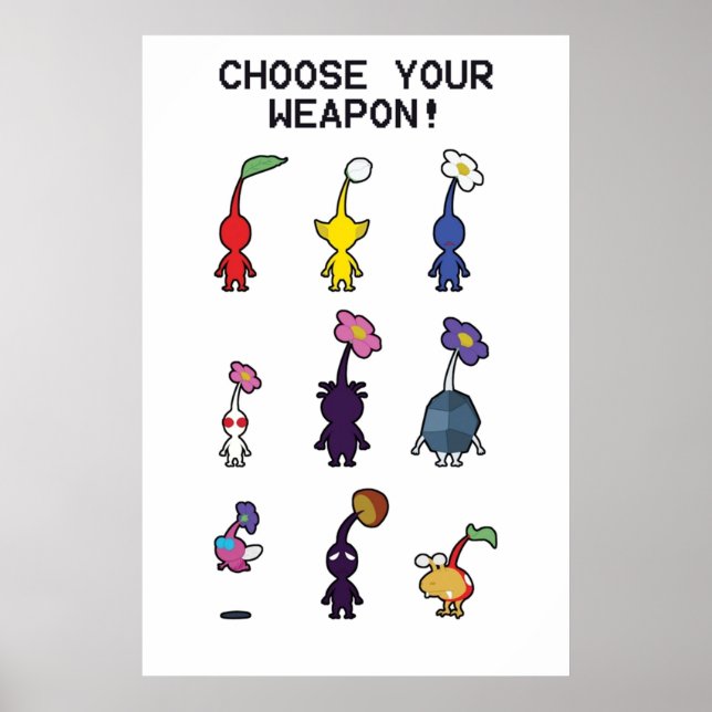 Poster Fauna Pikmin (Frente)