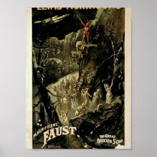 Póster Faust magnífico