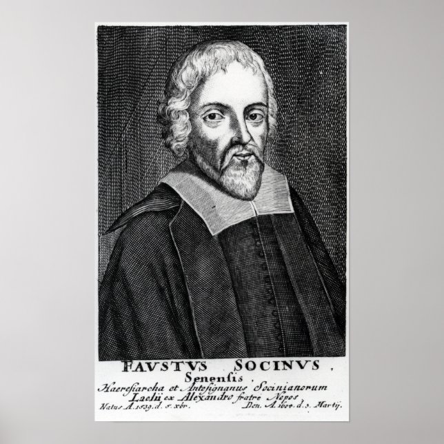 Póster Fausto Sozzini (Frente)