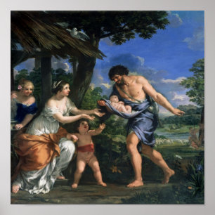 Poster Faustulus Romulus e Remus de confiança