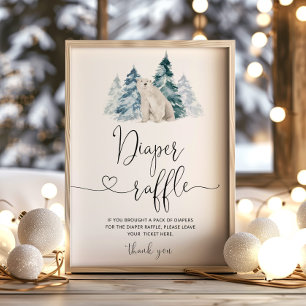 Poster Fava de Fralda de urso polar