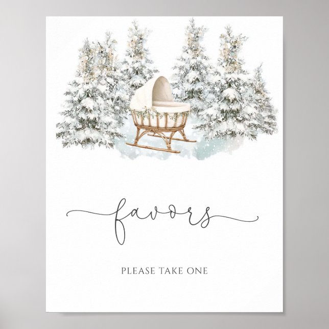 Poster Favor de Baby It's Cold Outside (Frente)