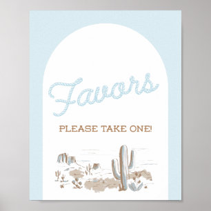 Poster Favor de Chuveiro Oh Baby Cowboy